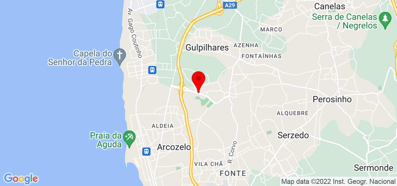 Raquel Moura - Porto - Vila Nova de Gaia - Mapa
