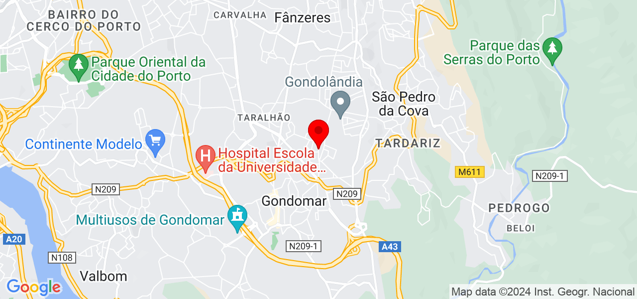 Onix Clean - Porto - Gondomar - Map