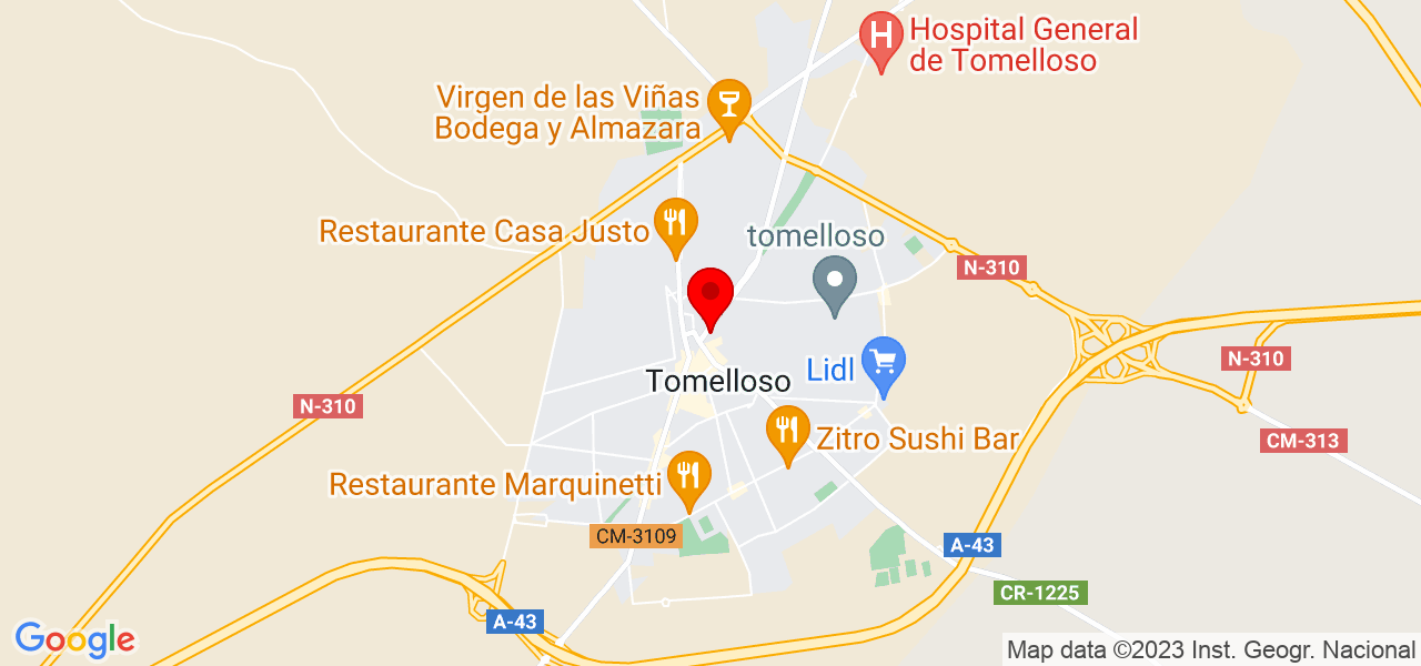 Yassira - Castilla-La Mancha - Tomelloso - Mapa