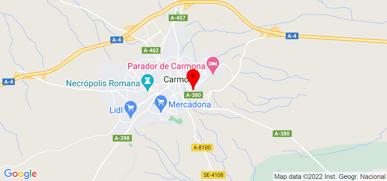 Alba Toja - EllaAdiestra - Andalucía - Carmona - Mapa