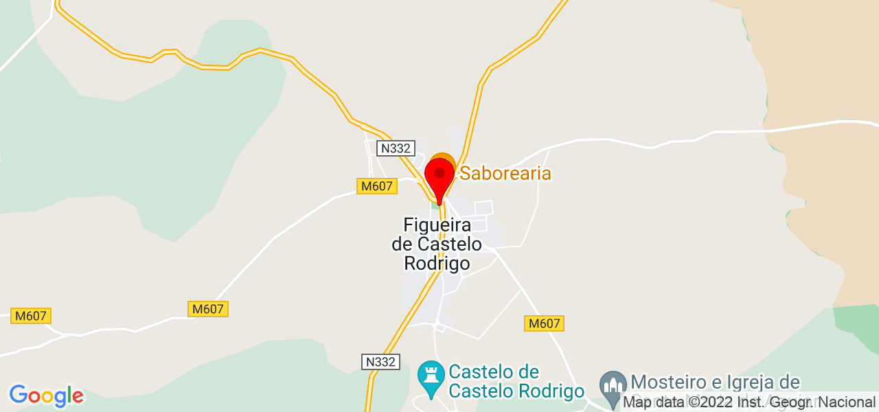 Jéssica - Guarda - Figueira de Castelo Rodrigo - Mapa