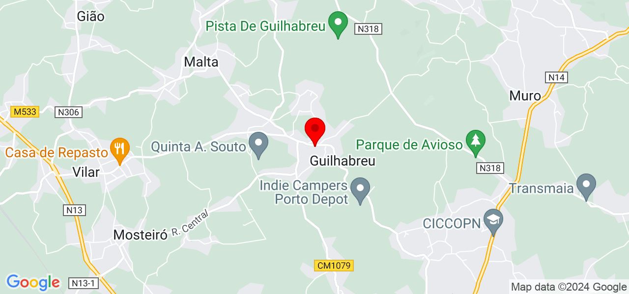 Junior - Porto - Vila do Conde - Mapa