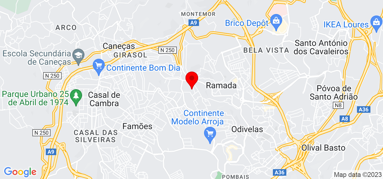 Joelma - Lisboa - Odivelas - Mapa
