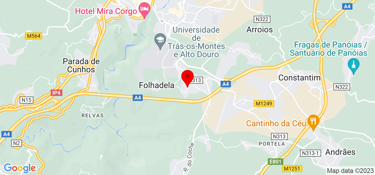 andrea  fernandes de souza - Vila Real - Vila Real - Mapa