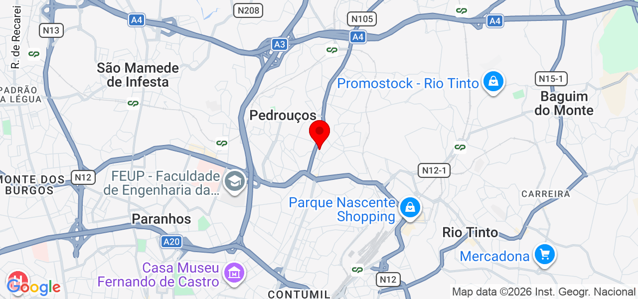 Geovani Guilherme - Porto - Gondomar - Karte