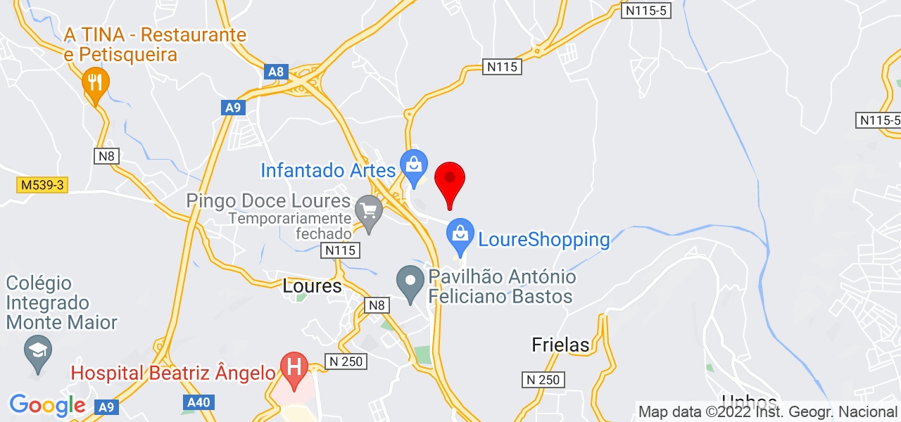 Djamissola - Lisboa - Loures - Mapa