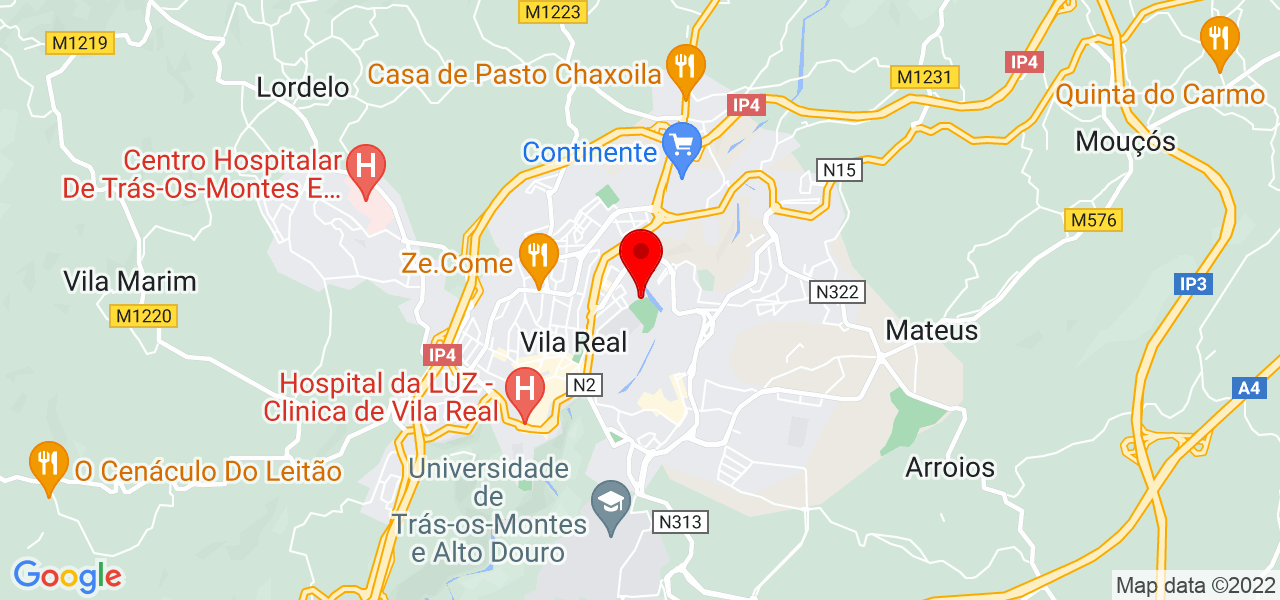Helena Bogas - Vila Real - Vila Real - Mapa