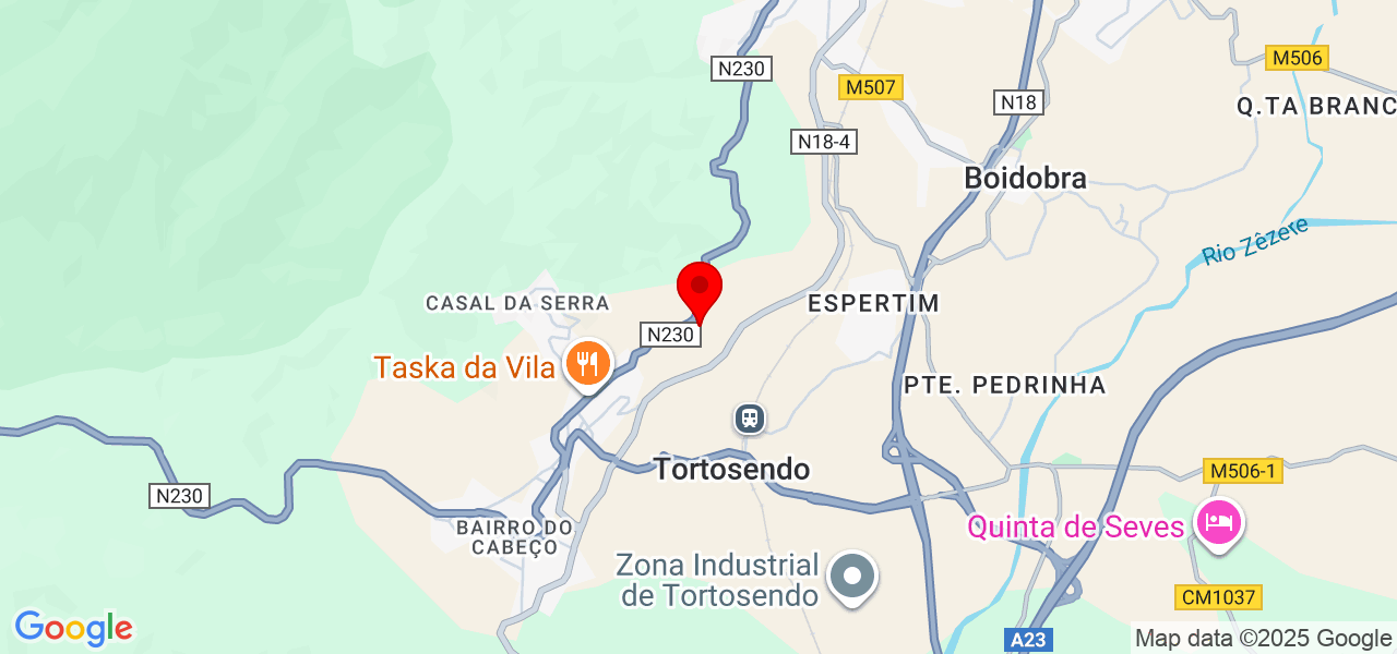 Vitoria Garcia - Castelo Branco - Covilhã - Mapa