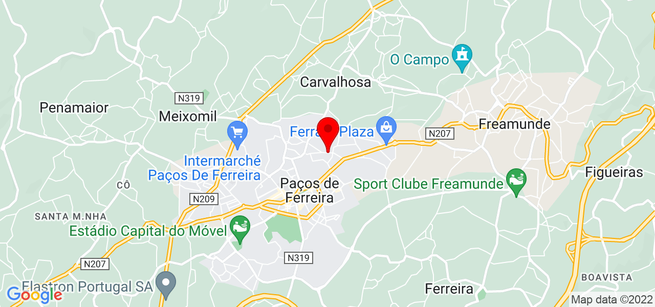 Maria Josefa Ana Torres De Souza - Porto - Paços de Ferreira - Mapa