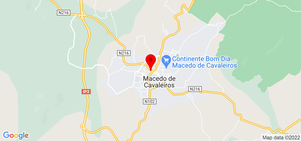 Jose Antonio Conde&ccedil;o - Bragança - Macedo de Cavaleiros - Mapa