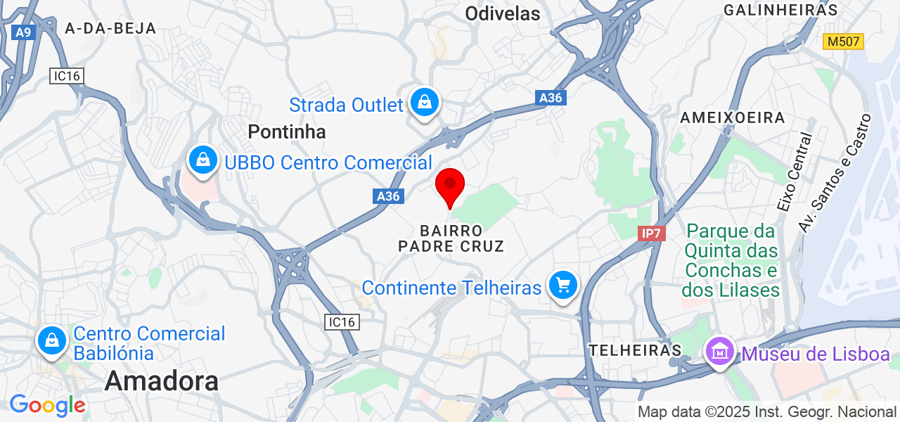 Paola - Lisboa - Odivelas - Karte