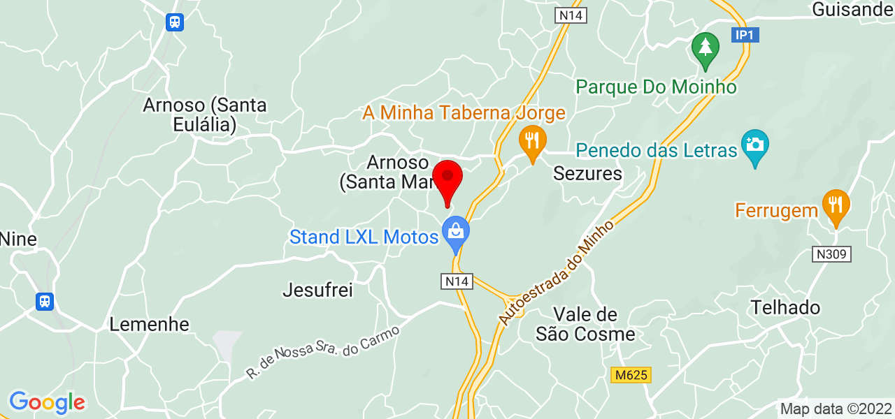 Mimo&rsquo;s Pet - Braga - Vila Nova de Famalicão - Mapa