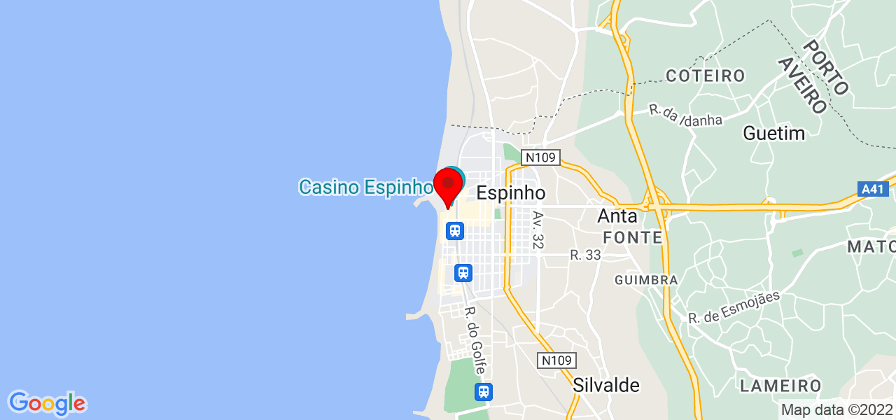 Guilherme Ferreira Personal Trainer - Aveiro - Espinho - Mapa