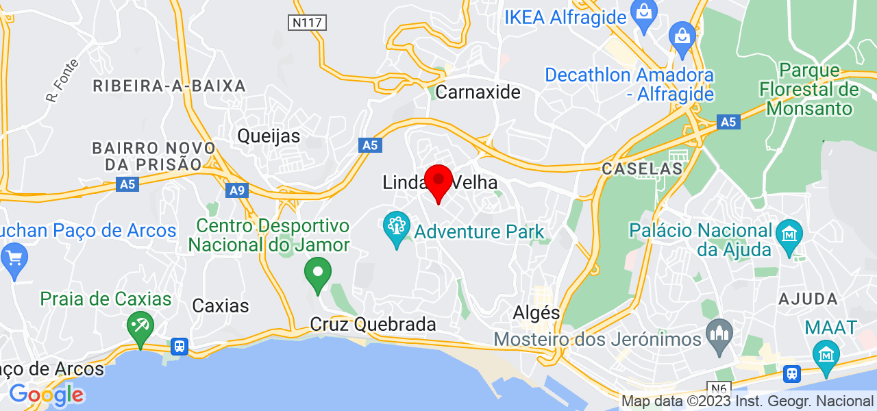 Fabricio - Lisboa - Oeiras - Mapa