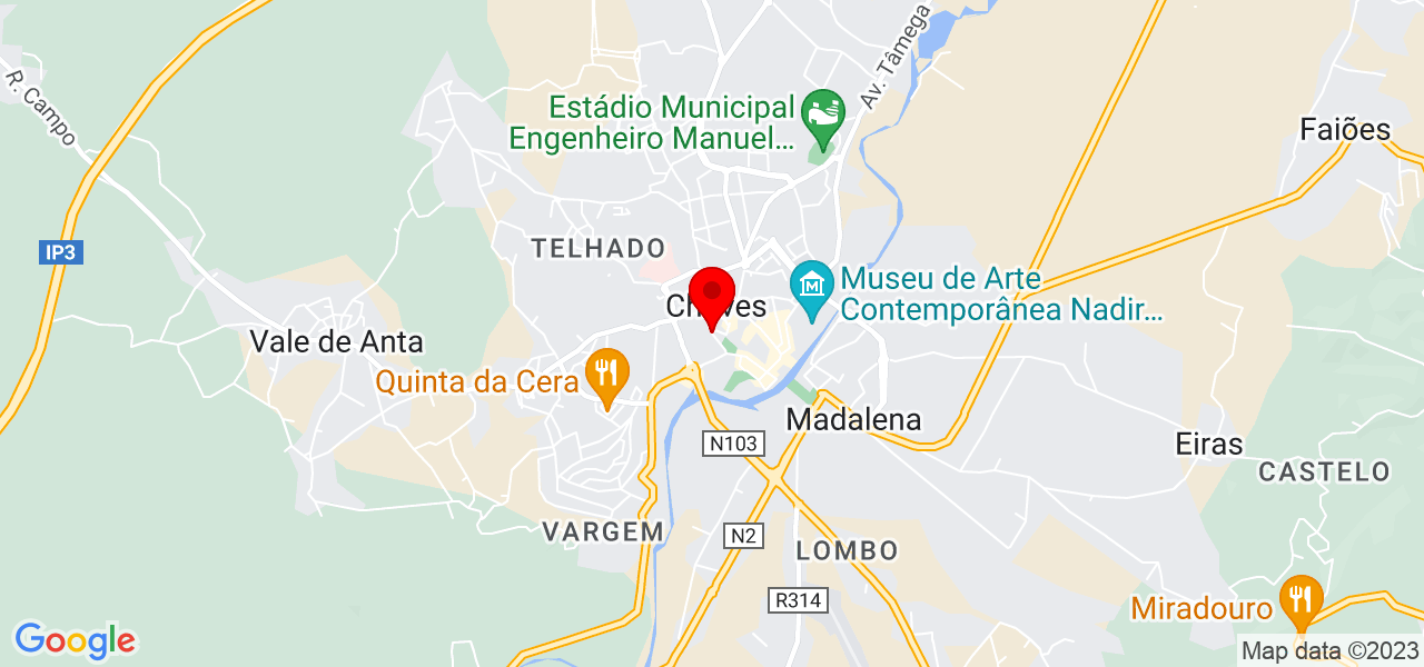 Margarida - Vila Real - Chaves - Mapa