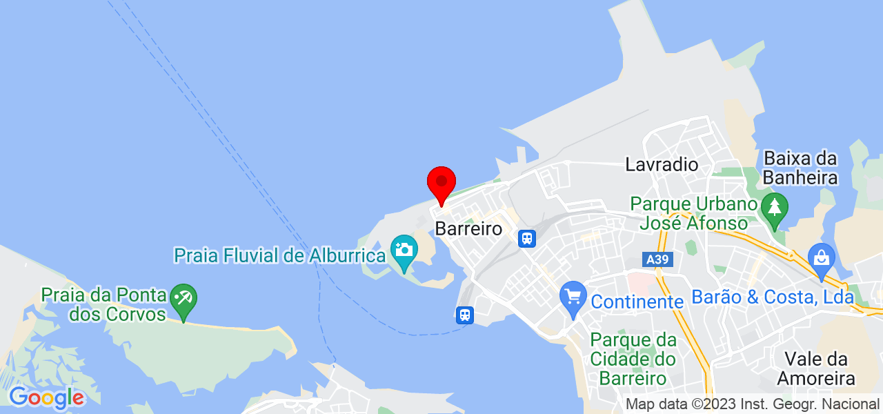 RenovArt - Setúbal - Barreiro - Mapa