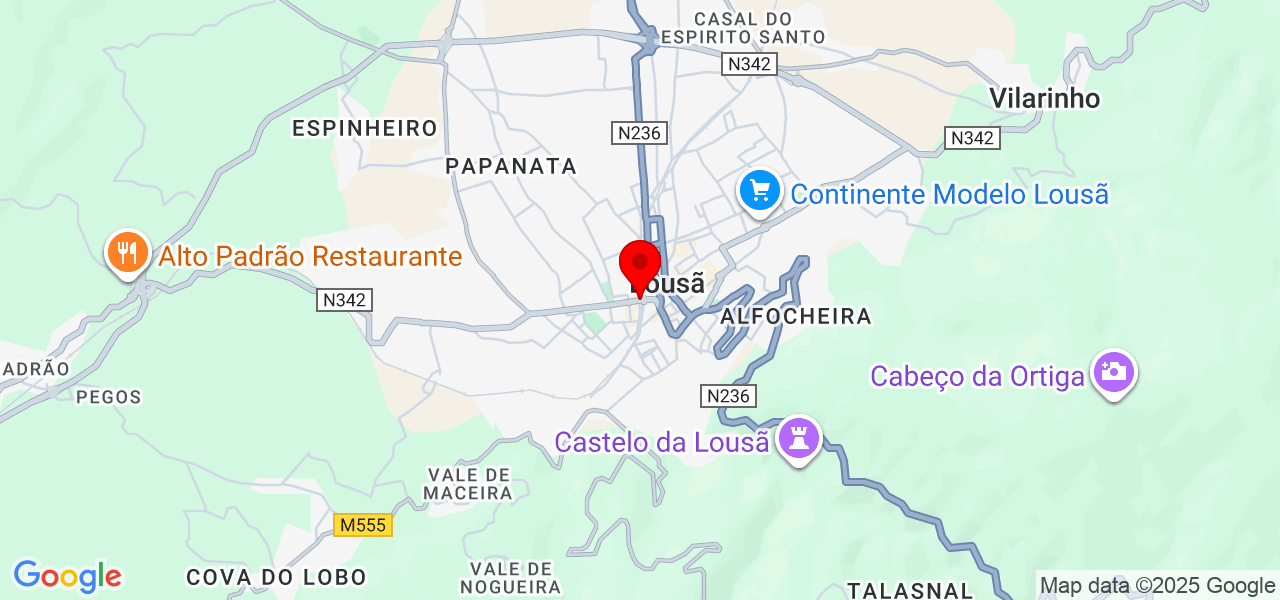 Prudentuniverso - Coimbra - Lousã - Mapa