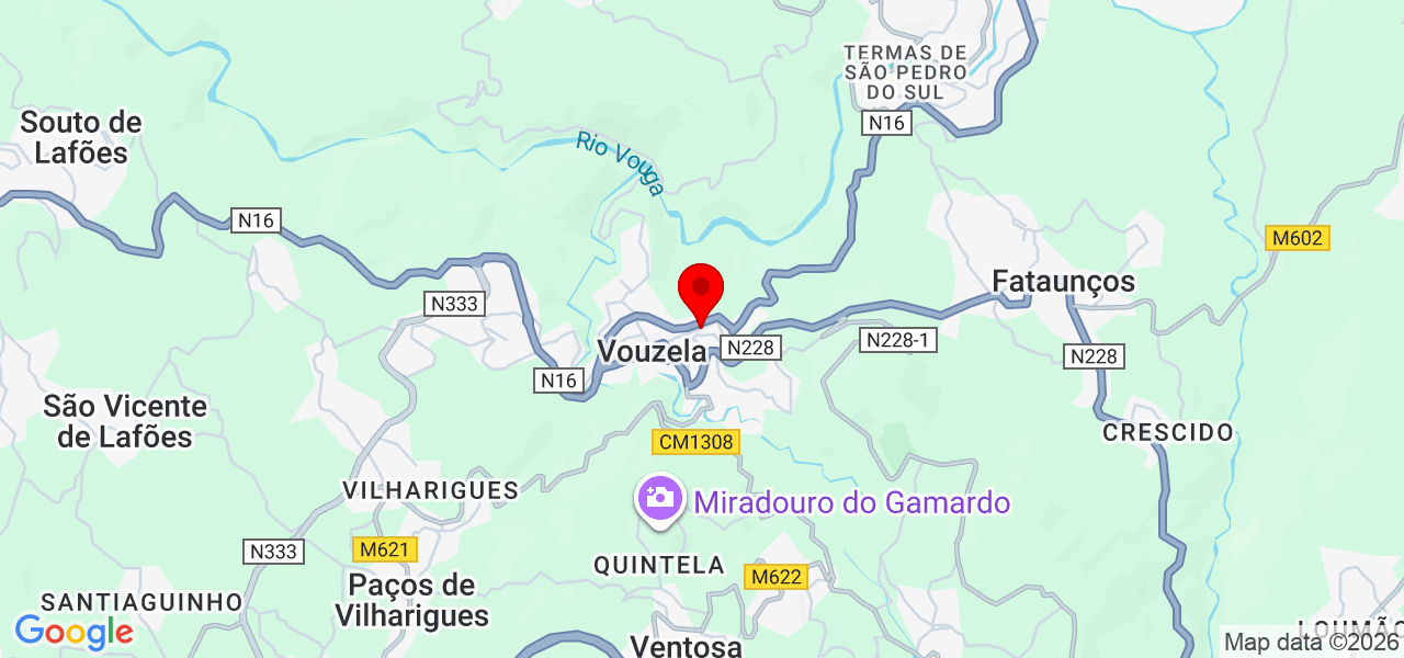 Fernando Gaspar 57 - Viseu - Vouzela - Karte
