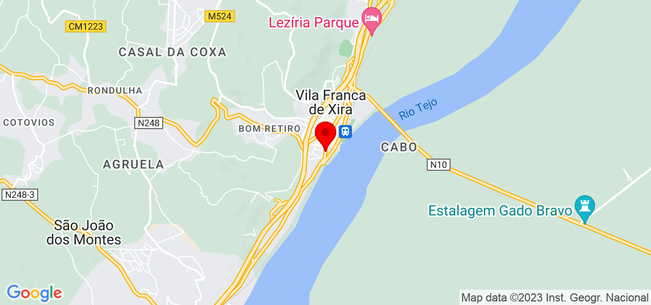 Lopes Carpintaria e controle de pragas - Lisboa - Vila Franca de Xira - Mapa