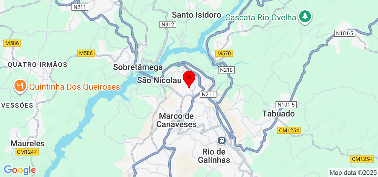 Camille Moreira - Porto - Marco de Canaveses - Mapa