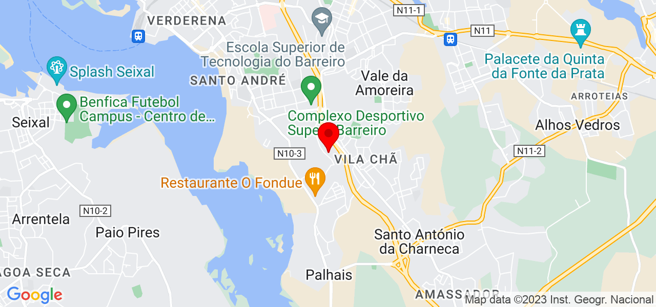 Brisa Meline - Setúbal - Barreiro - Mapa