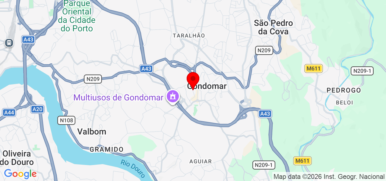 Telma Ndualei - Porto - Gondomar - Mapa