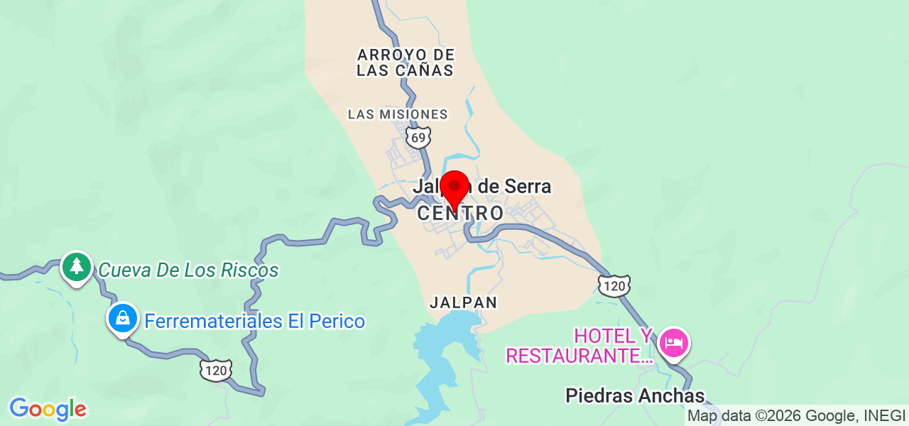 SunGear - Querétaro - Jalpan de Serra - Mapa