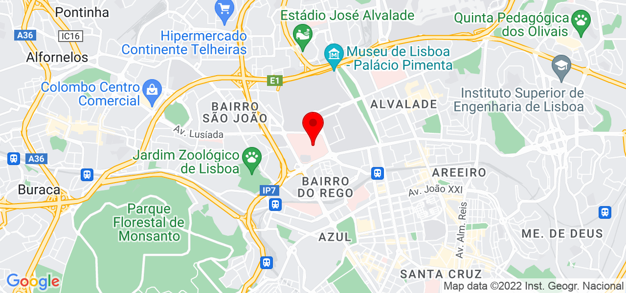 Jo&atilde;o morais - Lisboa - Lisboa - Mapa