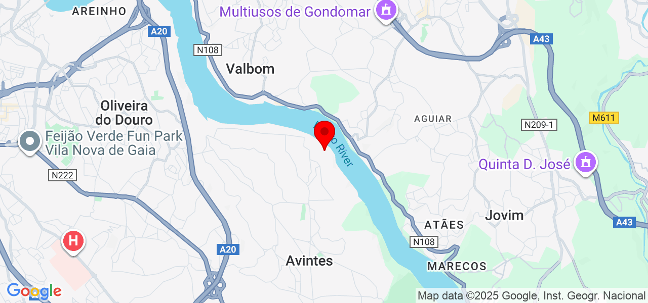 Luana Silva - Porto - Vila Nova de Gaia - Mapa