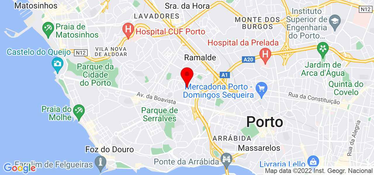 A Arte de servir - Porto - Porto - Karte