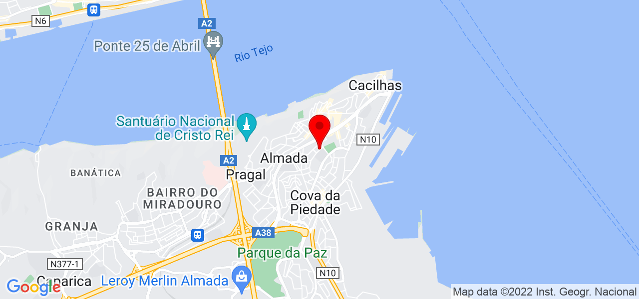 Unic Clinic - Setúbal - Almada - Mapa