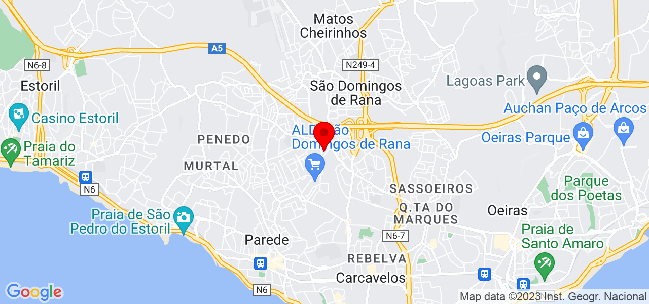 rafaela - Lisboa - Cascais - Mapa