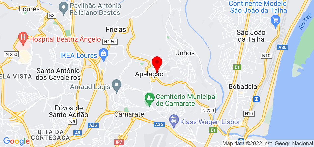 Quest&atilde;o de Di&aacute;logo - Lisboa - Loures - Mapa