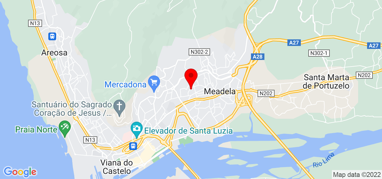 Cl&iacute;nica Luzia - Viana do Castelo - Viana do Castelo - Mapa