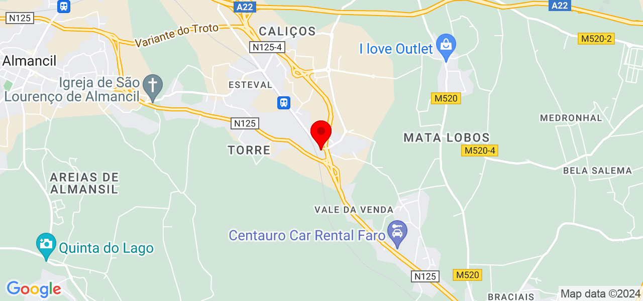 Patr&iacute;cia - Faro - Loulé - Mapa