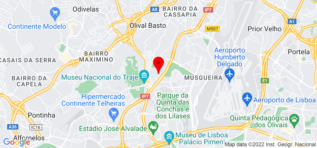 Monica Alves Barboza - Lisboa - Lisboa - Mapa