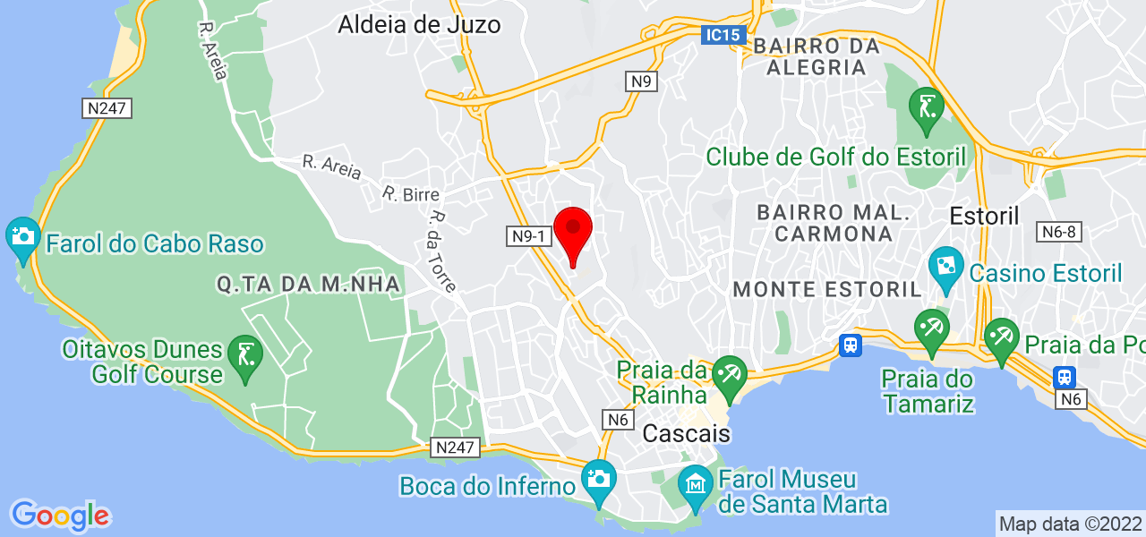 Umberto Pacheco - Lisboa - Cascais - Mapa