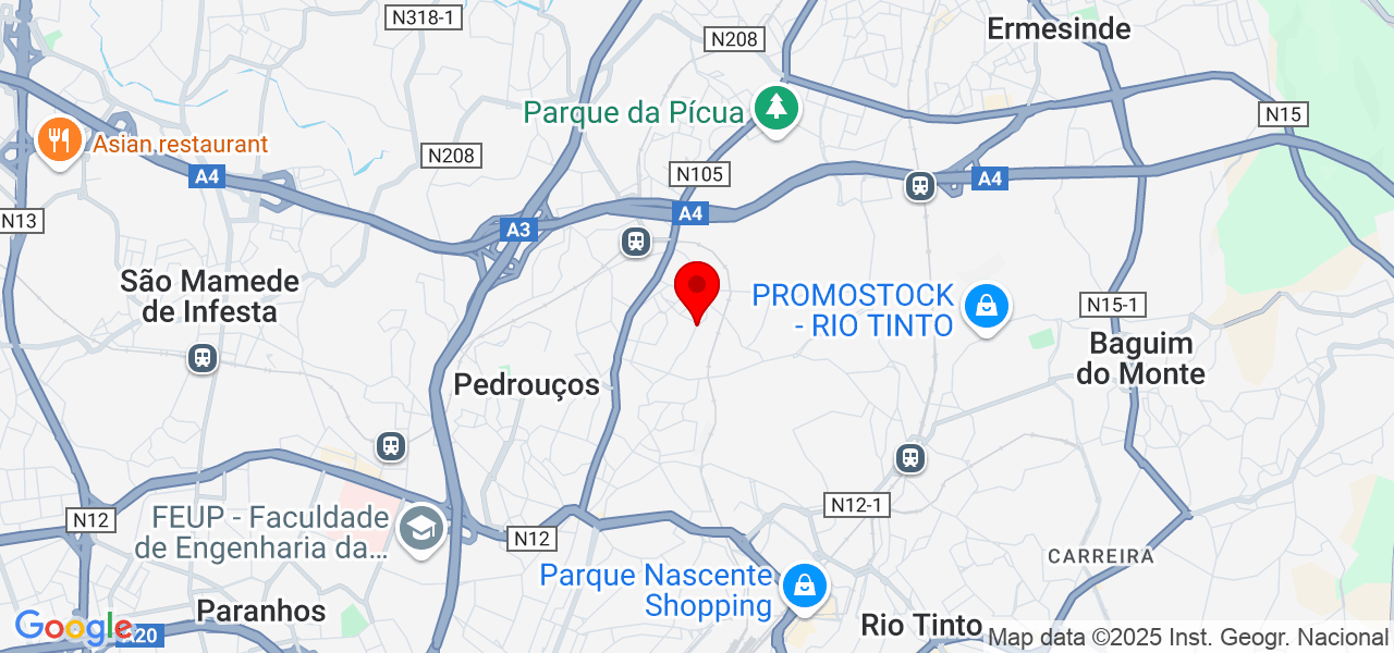 Feliciano - Porto - Gondomar - Mapa