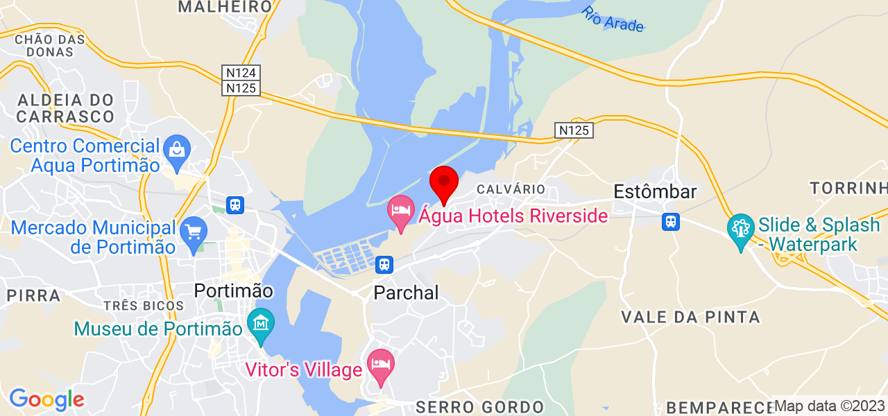 Gilda Aguiar - Faro - Lagoa - Mapa
