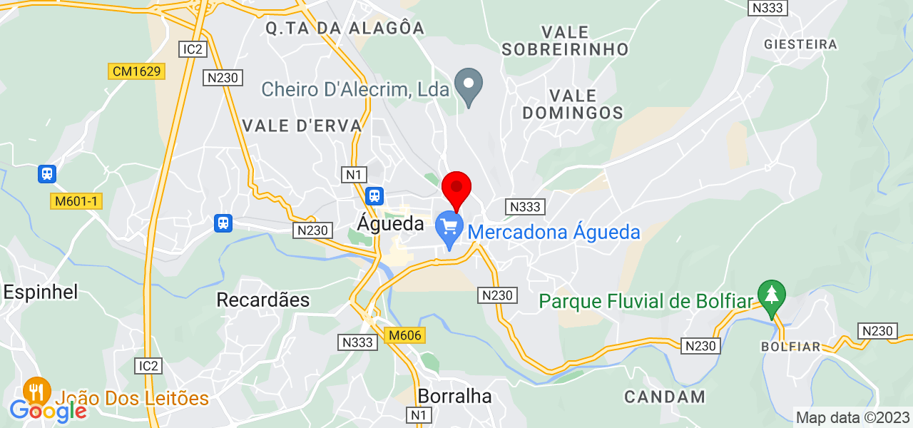 Karine - Aveiro - Águeda - Mapa
