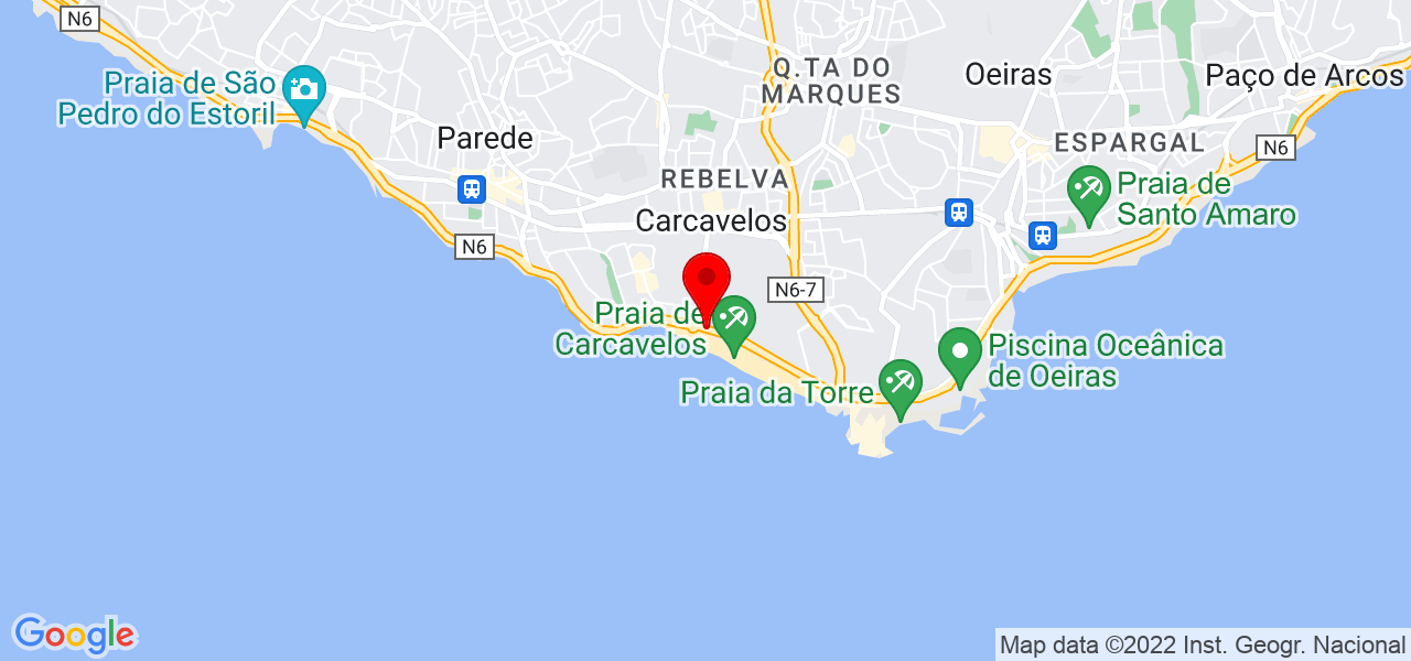 Tom&aacute;s Santos - Lisboa - Cascais - Mapa