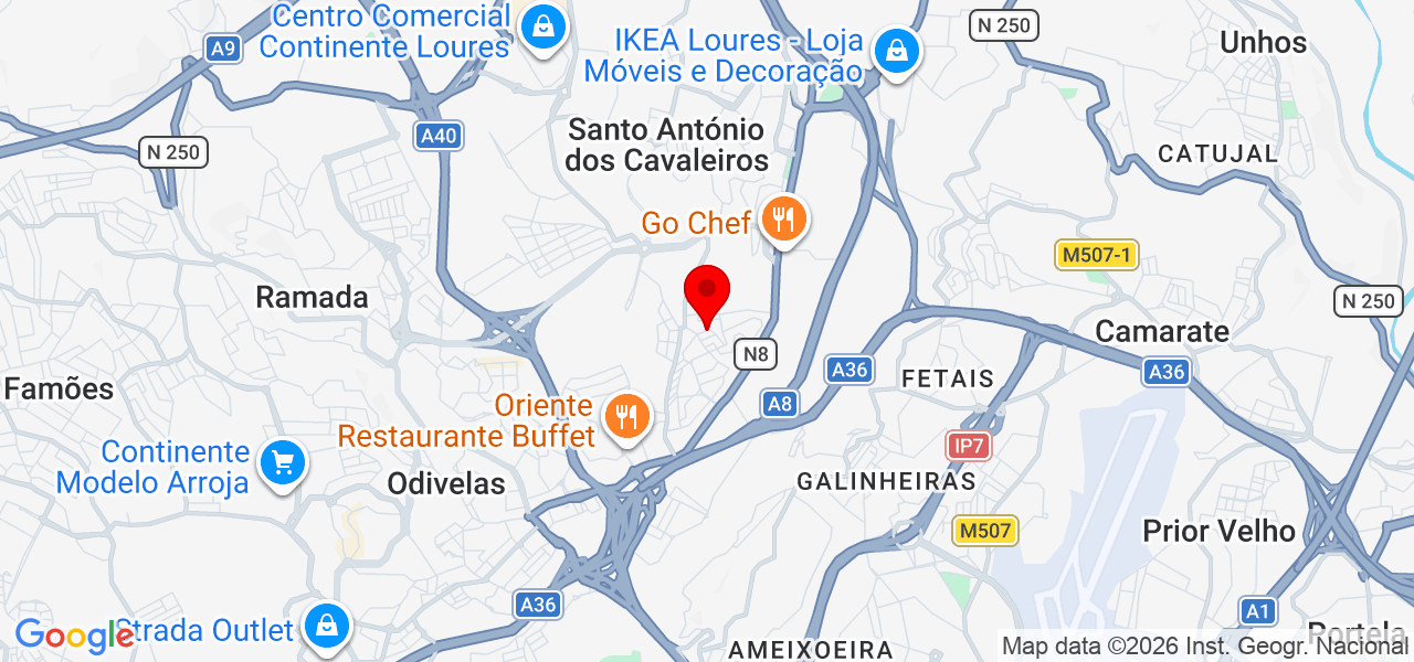 Miguel Costa - Lisboa - Odivelas - Mapa