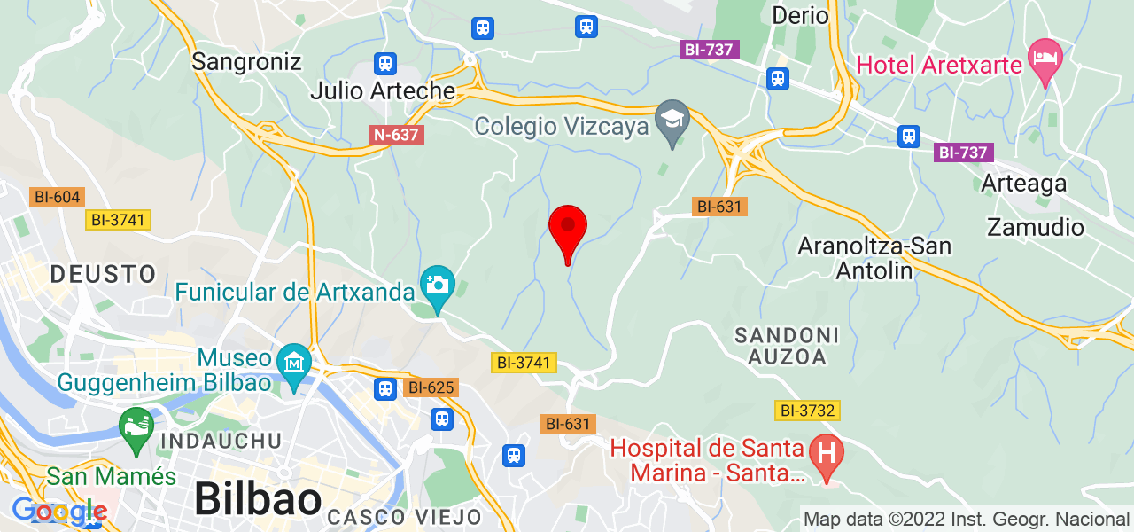 David - País Vasco - Bilbao - Mapa
