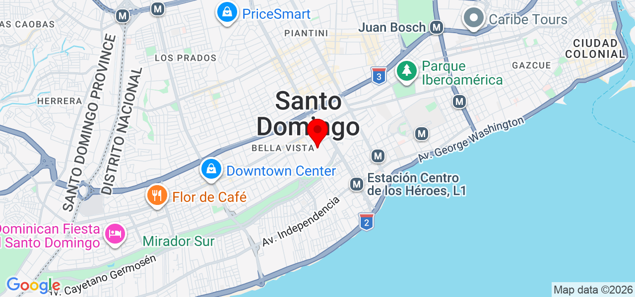 Lorena - Distrito Nacional - Santo Domingo de Guzmán - Mapa