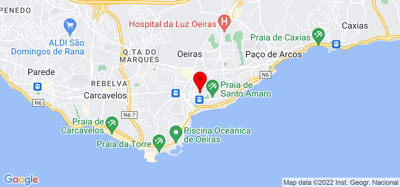 Blue Studio - Lisboa - Oeiras - Mapa