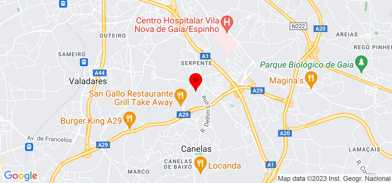 Jeshua Rubio - Porto - Vila Nova de Gaia - Mapa