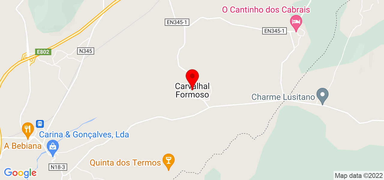 R&amp;L Remodelac&otilde;es - Castelo Branco - Belmonte - Mapa