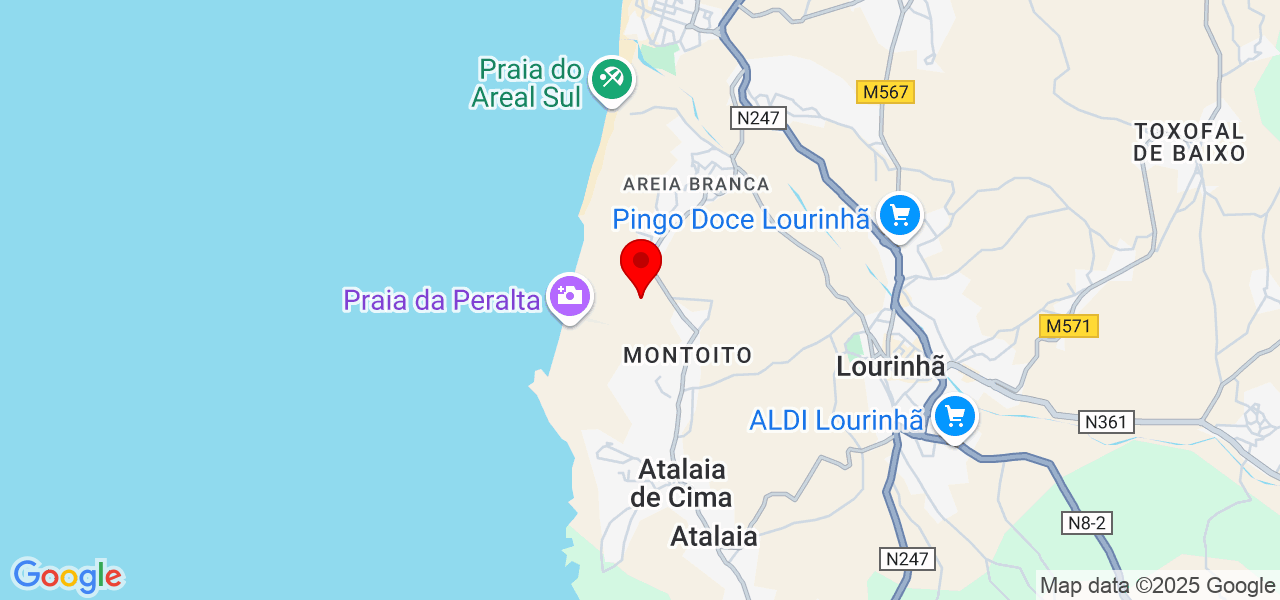 &Eacute;lio Carvalho Gon&ccedil;alves - Lisboa - Lourinhã - Mapa