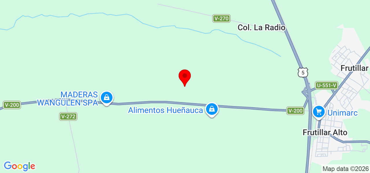 María Isabel Aguilera - Los Lagos - Llanquihue - Mapa