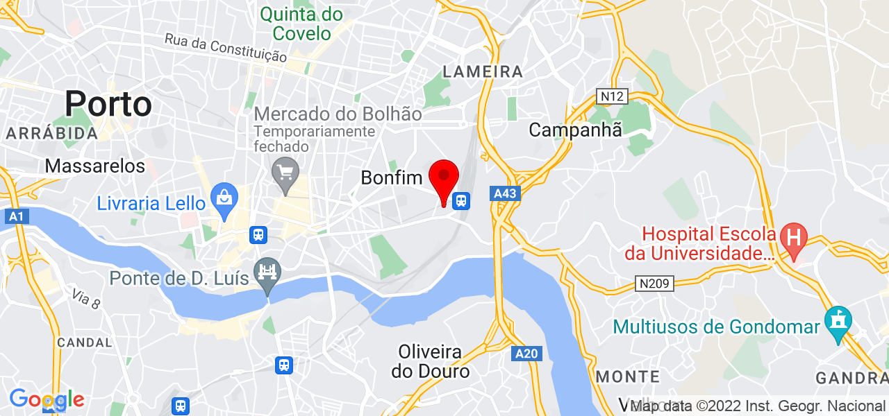 Maria dos anjos Soares Nascimento - Porto - Porto - Mapa